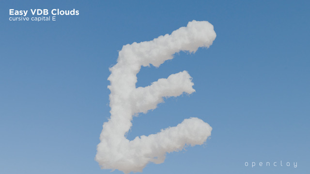 Cursive Capital E